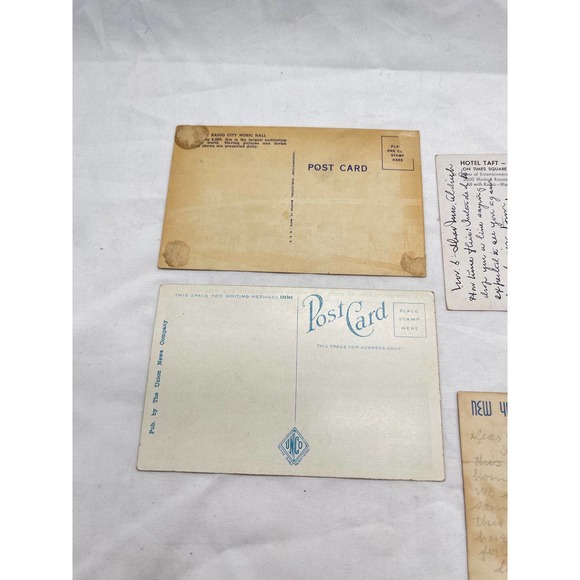 VTG set of 4 New York City postcards - Picture 5 of 6